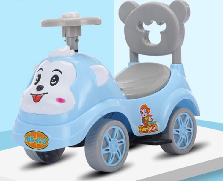 Cheap price kids sliding drive mini baby ride on car with BB Horn steering wheel music