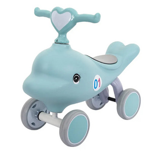 New design plastic Children Ride on car Small scooter kids swing car With Light and Music