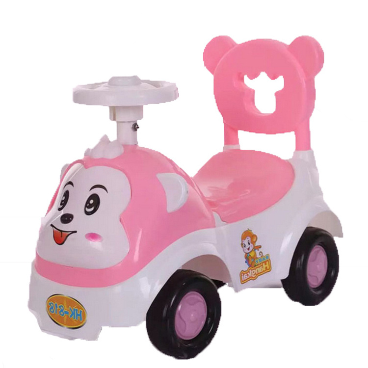 Cheap price kids sliding drive mini baby ride on car with BB Horn steering wheel music