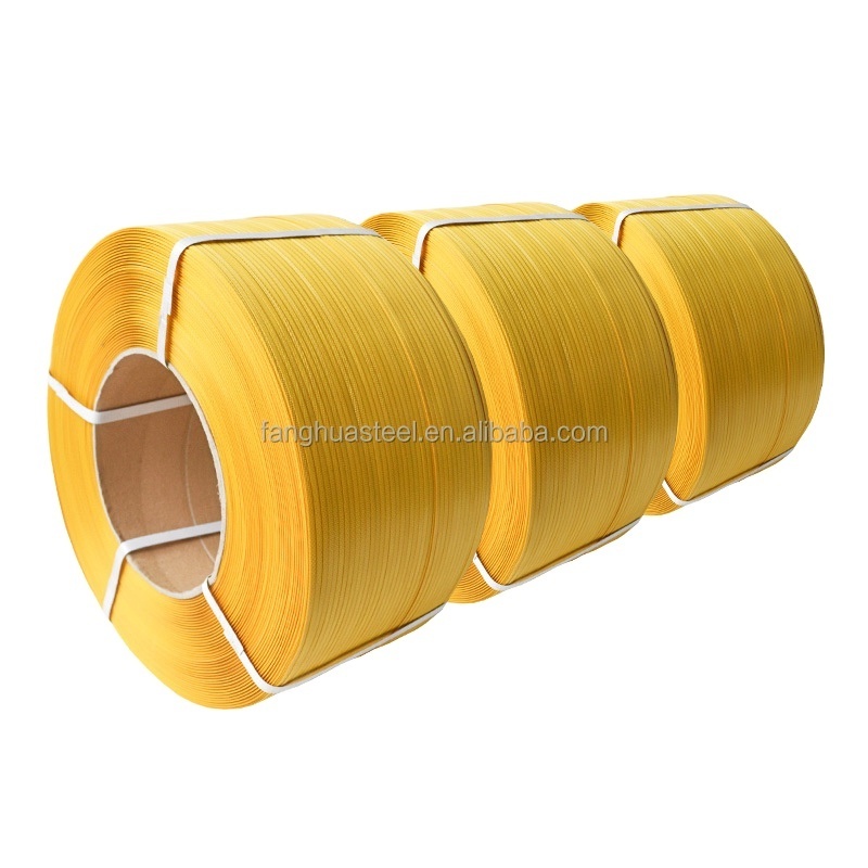 China factory Wholesale Price Red white green Plastic Strap Polypropylene Strapping Band Red PP Strapping packing Belt stock