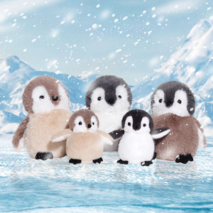 Cute super soft plush toys penguin kids gift wholesale custom grey plush animal penguin soft toy