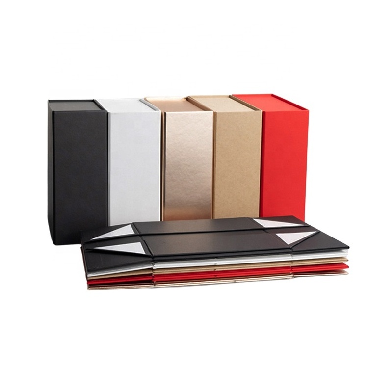 Wholesale Luxury foldable shoe storage box Packaging Magnetic Custom Paperboard Gift Box