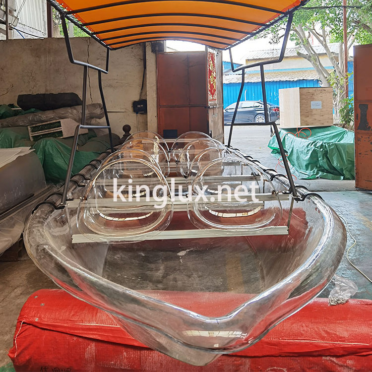 crystal canoe see through kayak glass bottom kayak for sale