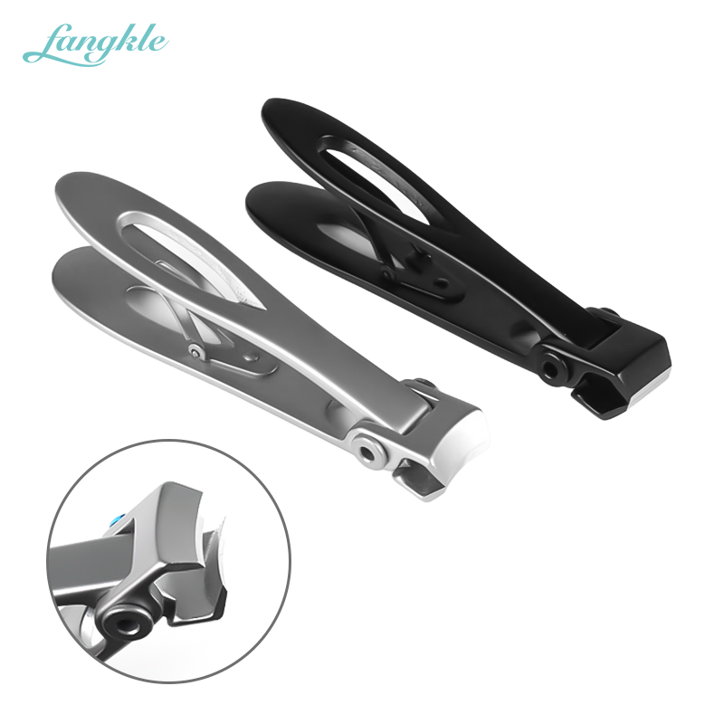 Fangkle Wholesale custom logo stainless steel ultra sharp professional large opening  nail clippers for manicure