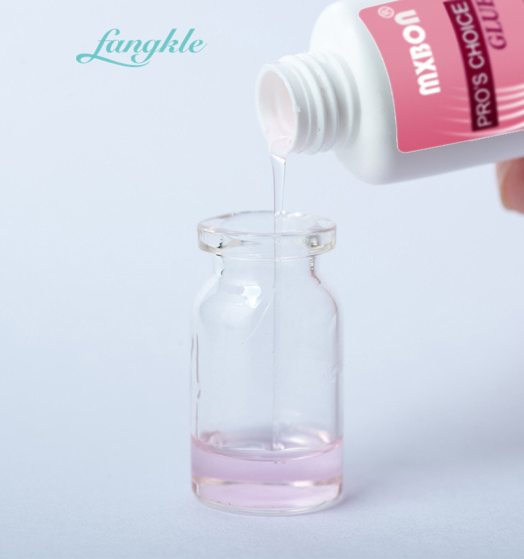 Fangkle customized label good quality 7g pink nail tips mxbon nail glue for professional use