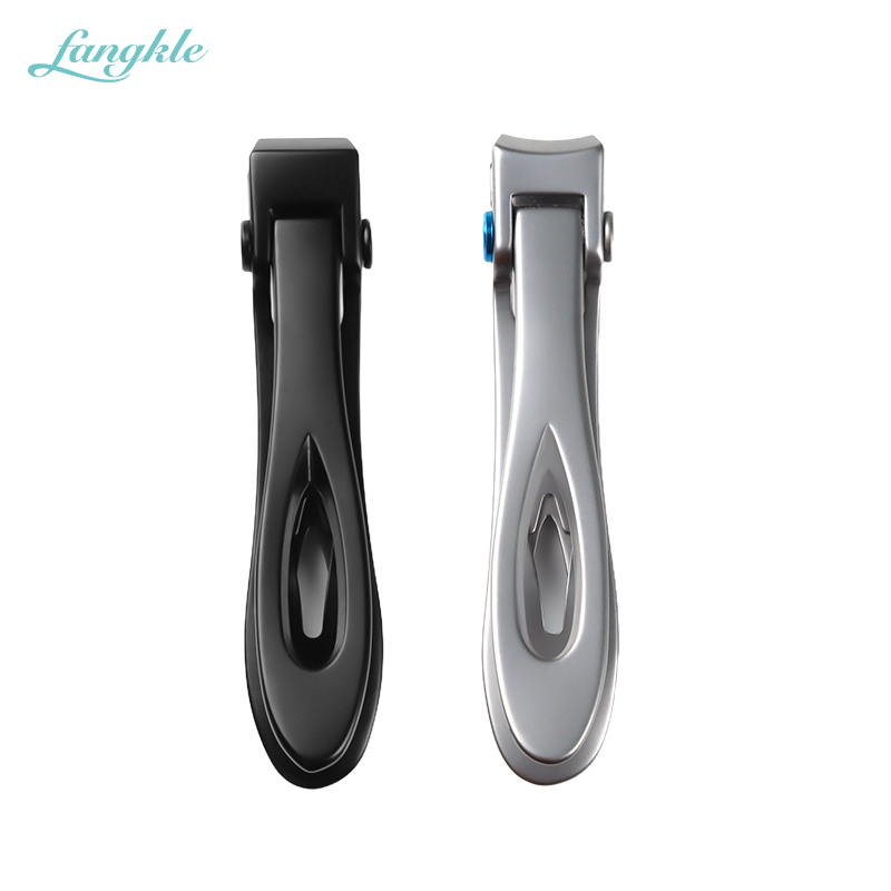 Fangkle Wholesale custom logo stainless steel ultra sharp professional large opening  nail clippers for manicure