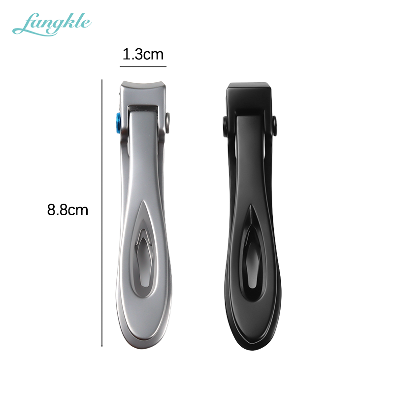 Fangkle Wholesale custom logo stainless steel ultra sharp professional large opening  nail clippers for manicure