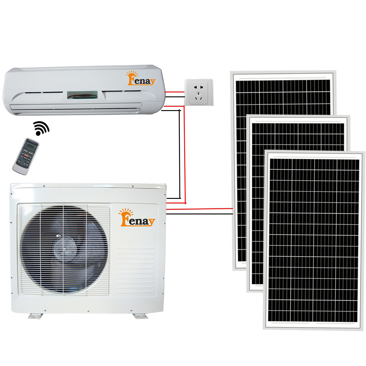 Solar Air Conditioner Manufacturer on Grid Hybrid Acdc Solar Air Conditioner