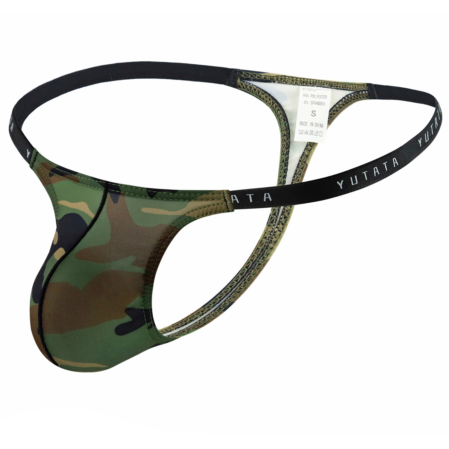 European and American Men's Sexy Thong Camouflage Seduction Comfortable Men's Thong