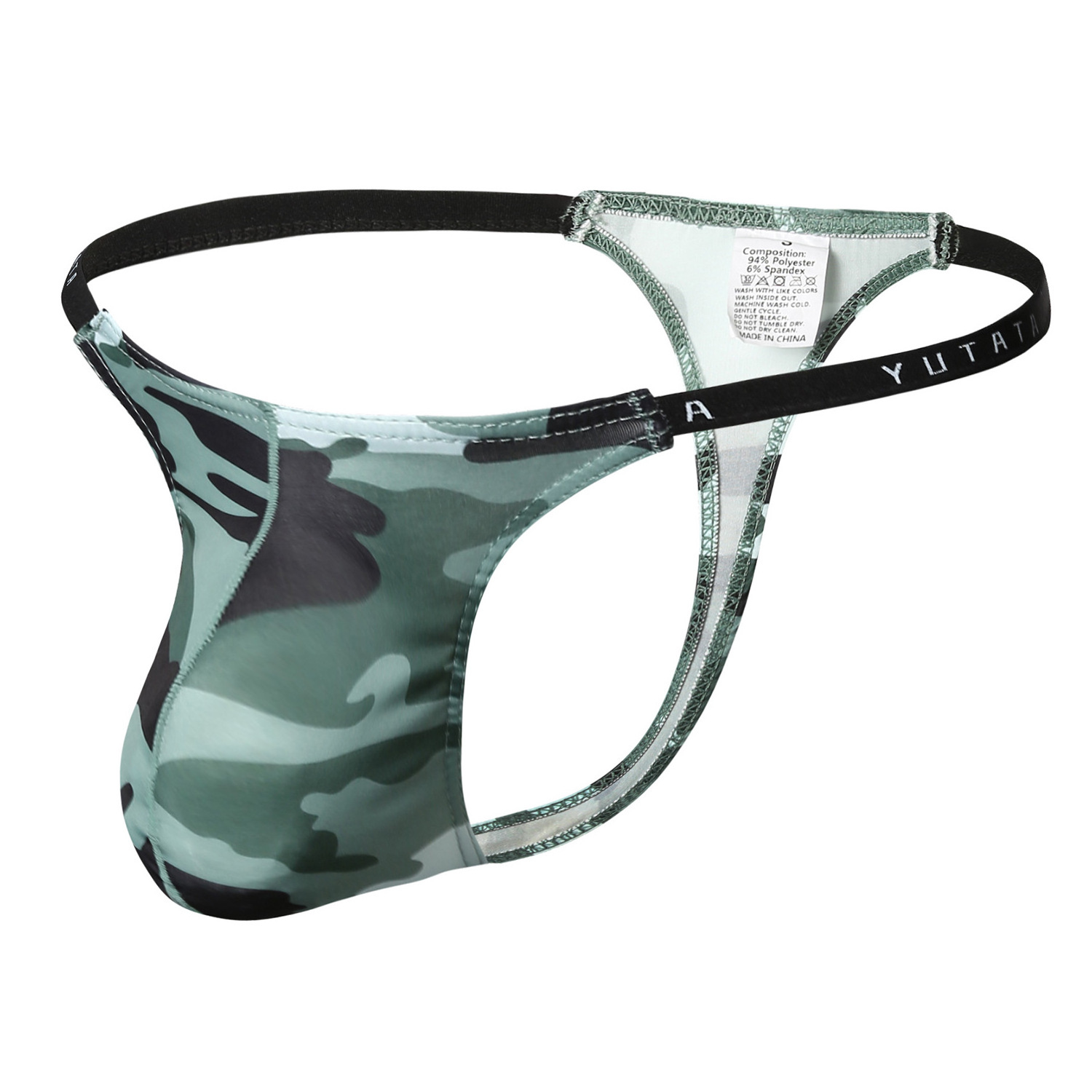 European and American Men's Sexy Thong Camouflage Seduction Comfortable Men's Thong