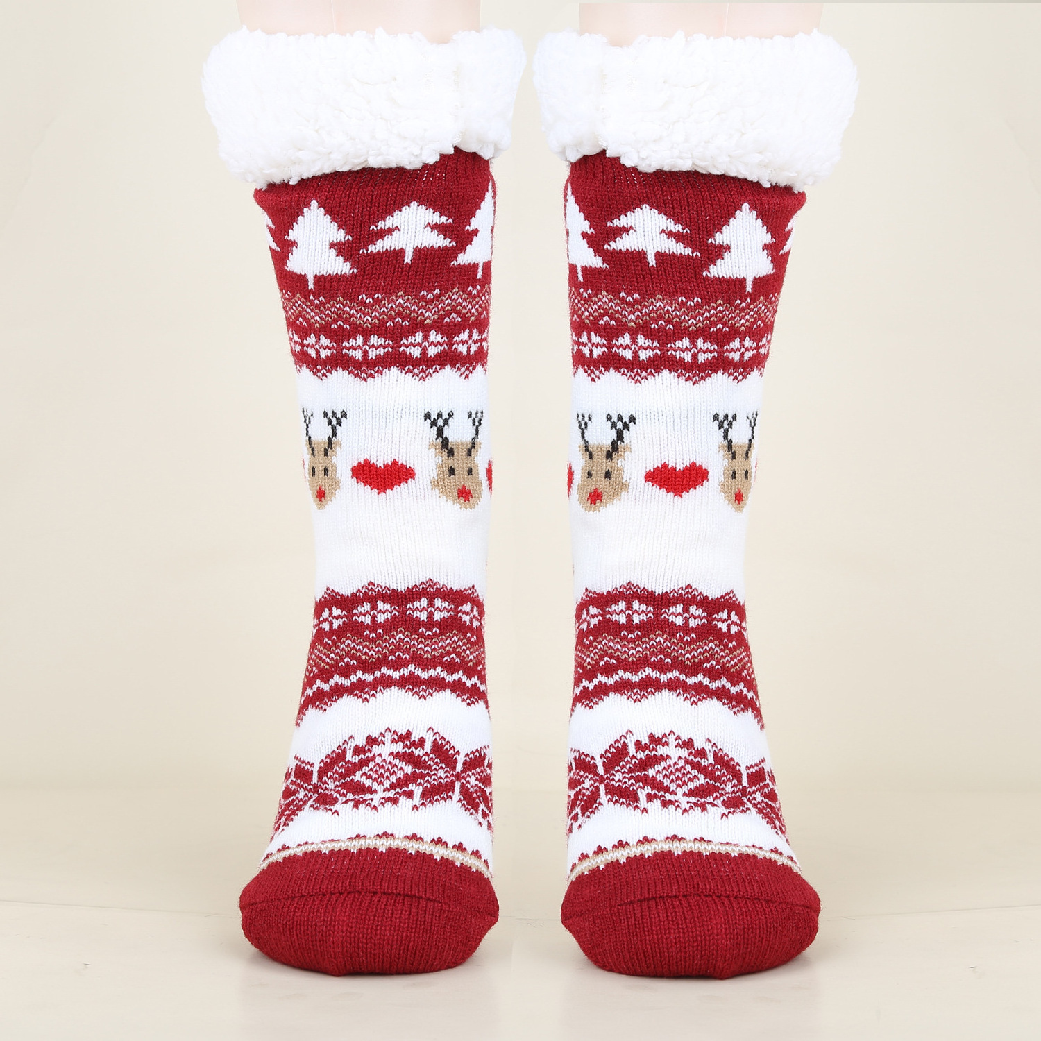 Autumn and Winter Floor Socks Snow Socks Thickened and Fleece Home Sleeping Carpet Socks