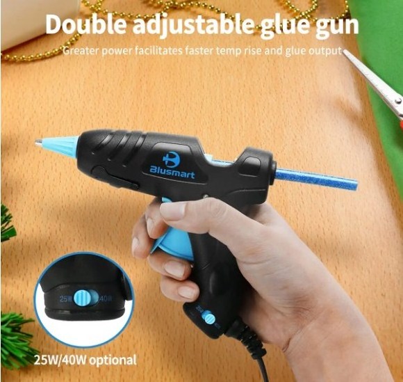 Amazing Top Sale Hot-melt Silicon Anti-fire Glue Guns 40W for Crafting DIY Arts Kid School