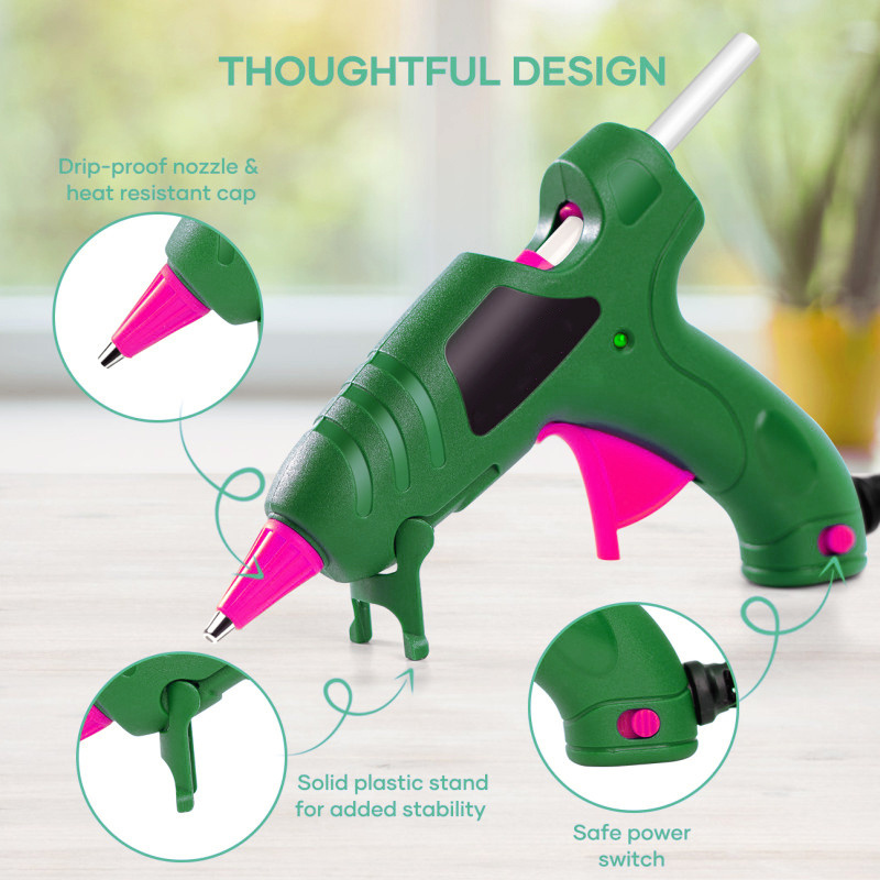 Wholesale OEM Best Glue Gun 100W High Temp Heat up Hot Melt Small Glue Gun