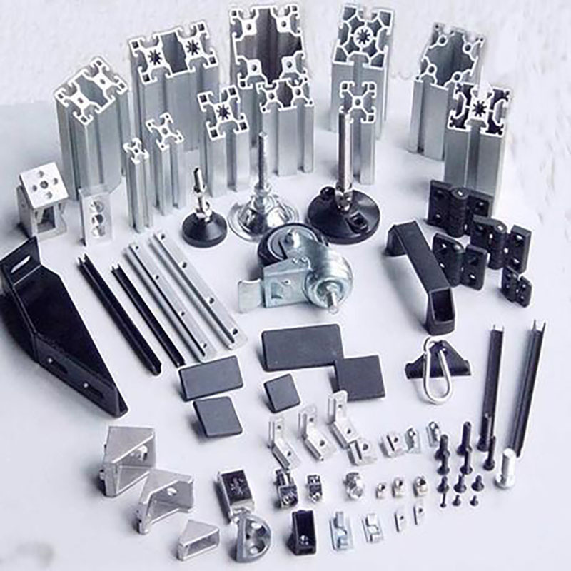 Anodized 3030 Aluminium Extrusion T Slot Aluminium Profile Accessories