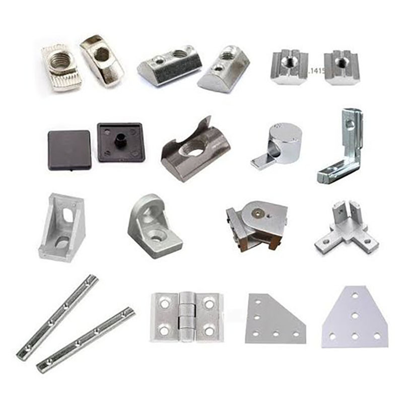 Anodized 3030 Aluminium Extrusion T Slot Aluminium Profile Accessories