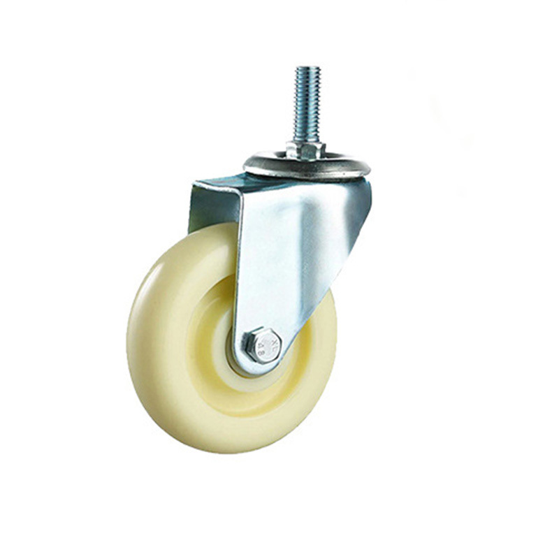 Custom 1.5inch 2inch 2.5inch 3inch 4inch 5inch nylon pp industrial swivel caster wheels with brake