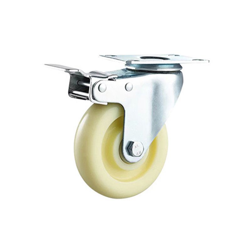 Custom 1.5inch 2inch 2.5inch 3inch 4inch 5inch nylon pp industrial swivel caster wheels with brake