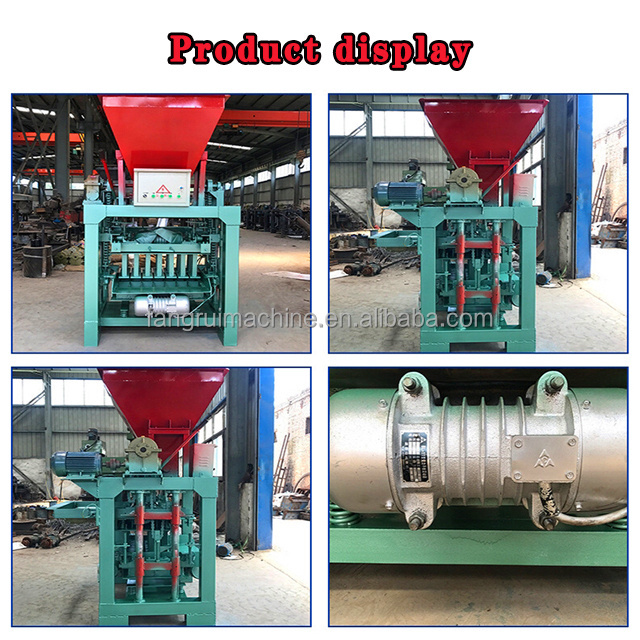 China hot sale small scale cement concrete fly ash paver interlocking brick block making machine