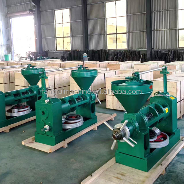 Commercial cold and hot press soybean, peanut, coconut, sunflower oil press oil press 6YL-80