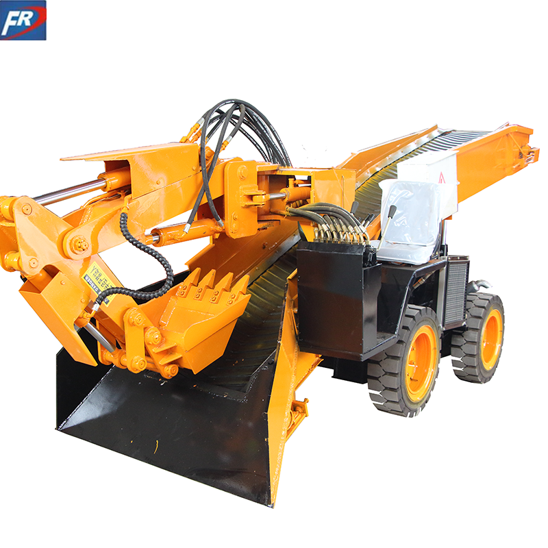 mini tunnel electric rocker shovel loader rock mucking loader machine in mining with CE