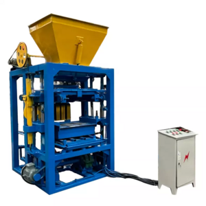 China hot sale small scale cement concrete fly ash paver interlocking brick block making machine