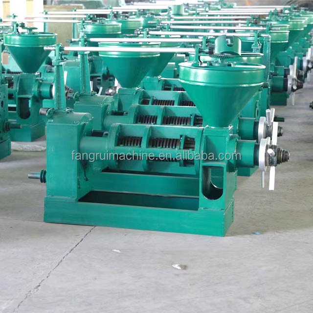 Commercial cold and hot press soybean, peanut, coconut, sunflower oil press oil press 6YL-80