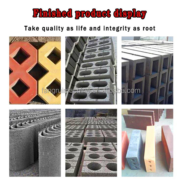 China hot sale small scale cement concrete fly ash paver interlocking brick block making machine