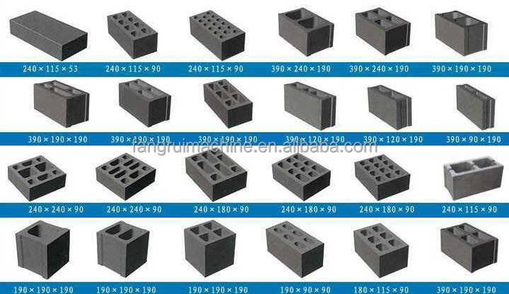 China hot sale small scale cement concrete fly ash paver interlocking brick block making machine