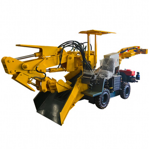 High Stability Simple Operation Mining Mucking Loader Tunnel Excavator Loader Machine With Breaking Hammer