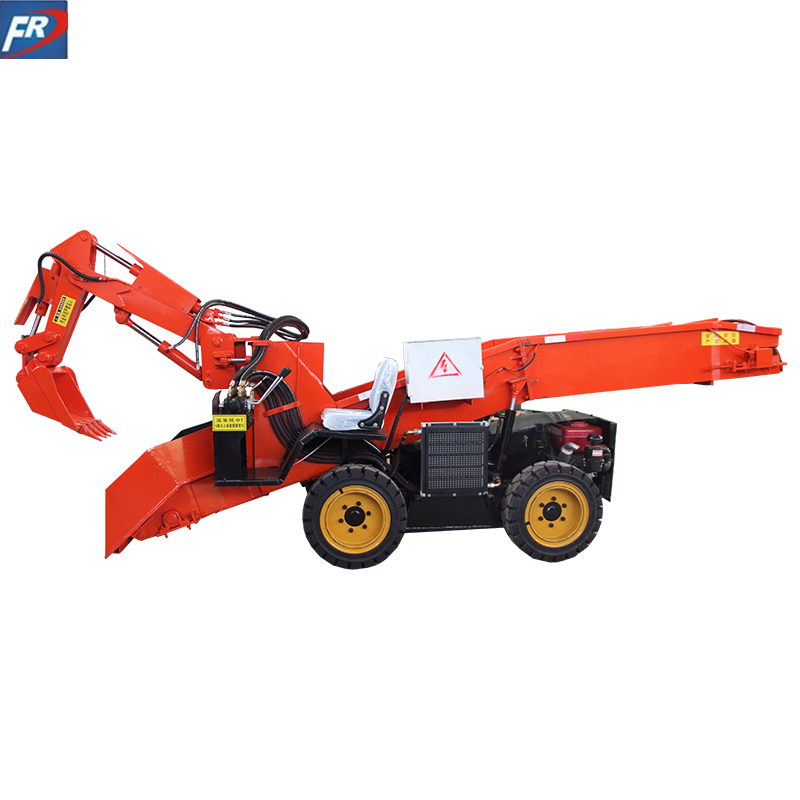 mini tunnel electric rocker shovel loader rock mucking loader machine in mining with CE