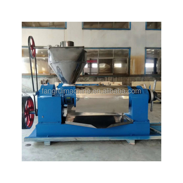 Commercial cold and hot press soybean, peanut, coconut, sunflower oil press oil press 6YL-80