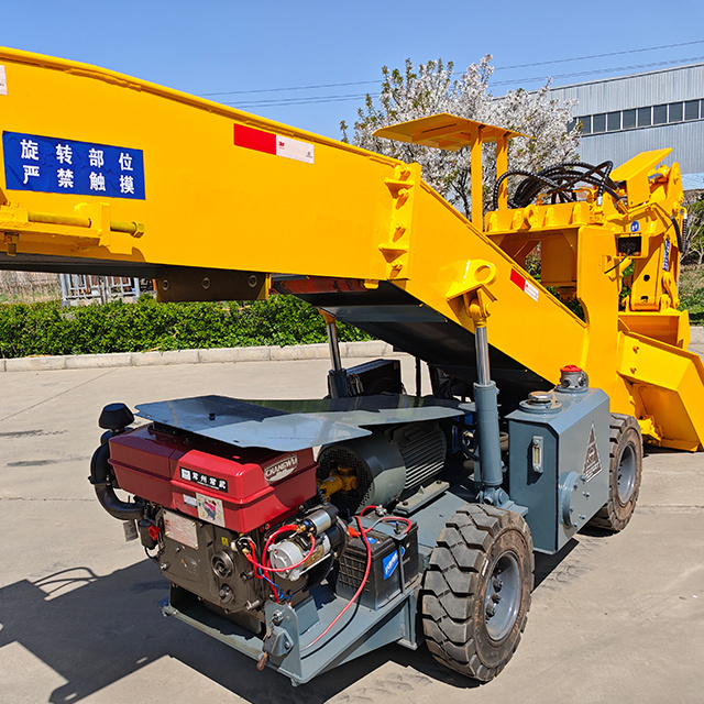 High Stability Simple Operation Mining Mucking Loader Tunnel Excavator Loader Machine With Breaking Hammer