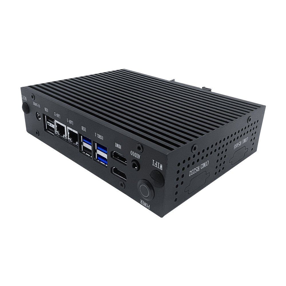 Hot Sale X86 All-in-One Rugged DIN BOX Panel PC Industrial Computer OEM J6412 with Immediate Shipment of Stock Products