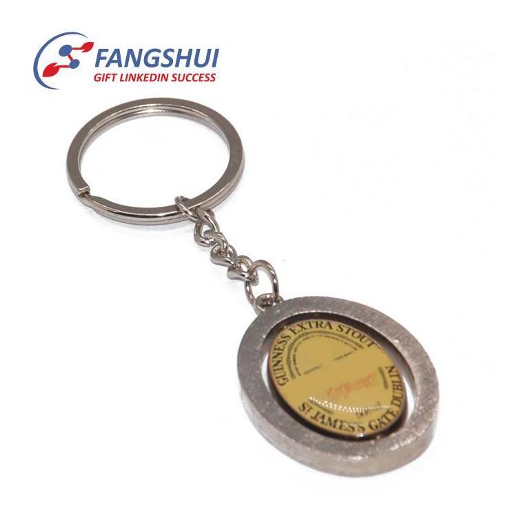 Wholesale stainless steel trolley shopping cart coin token key ring promotional trolley coin key ring