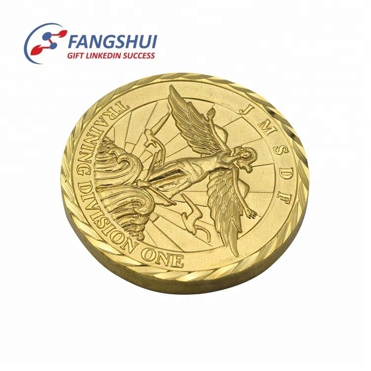 Manufacture metal crafts custom gold plated souvenir gift tungsten coins