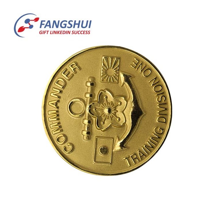 Manufacture metal crafts custom gold plated souvenir gift tungsten coins