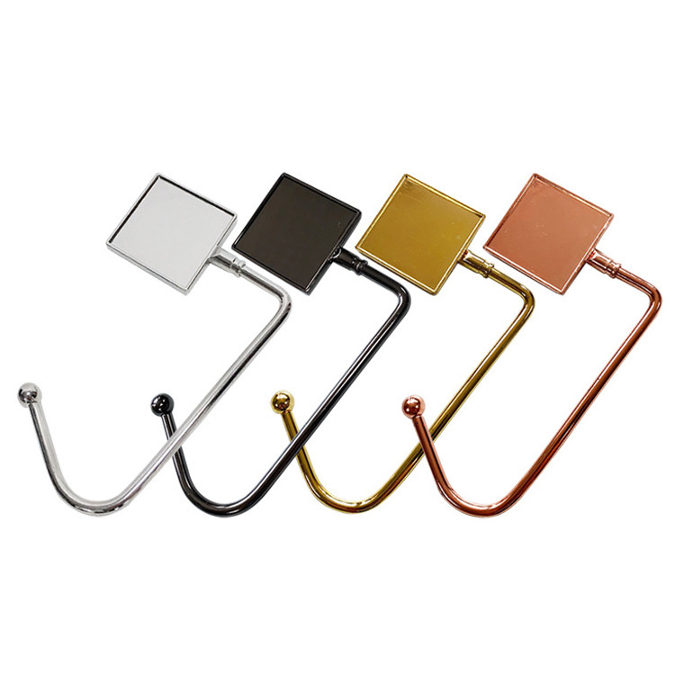 Hot Selling Portable Metal Bag Handbag Purse Bag Hanger Durable Table Hook Hang Holder