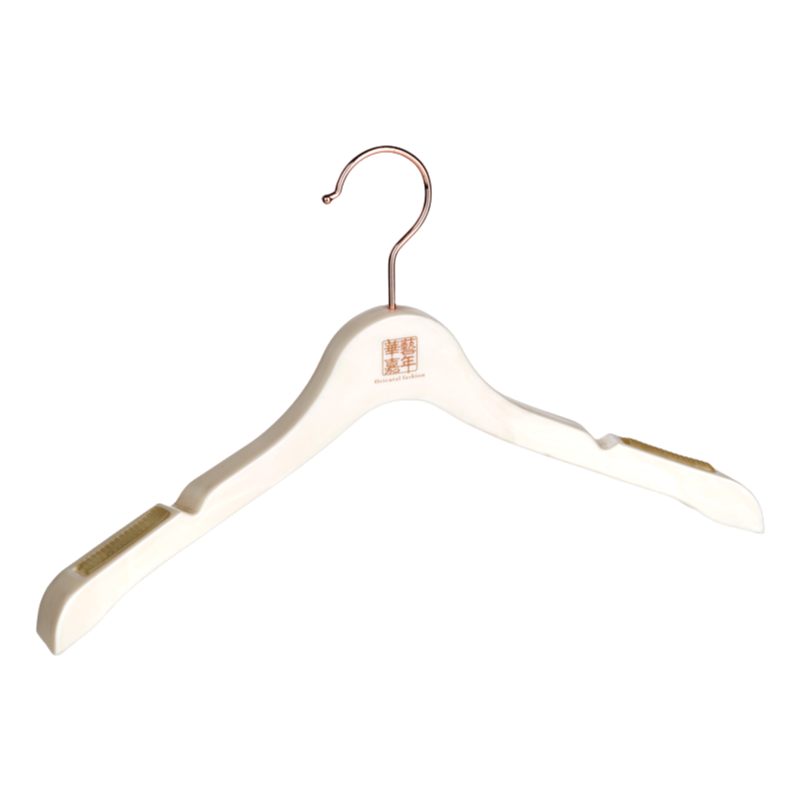 High quality coat hanger Non-slip space-saving suit hanger Shiny color rotating with clip hanger