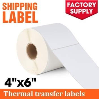 Dyno 4xl compatible blank thermal transfer shipping label 4 x 6 inch label rolls