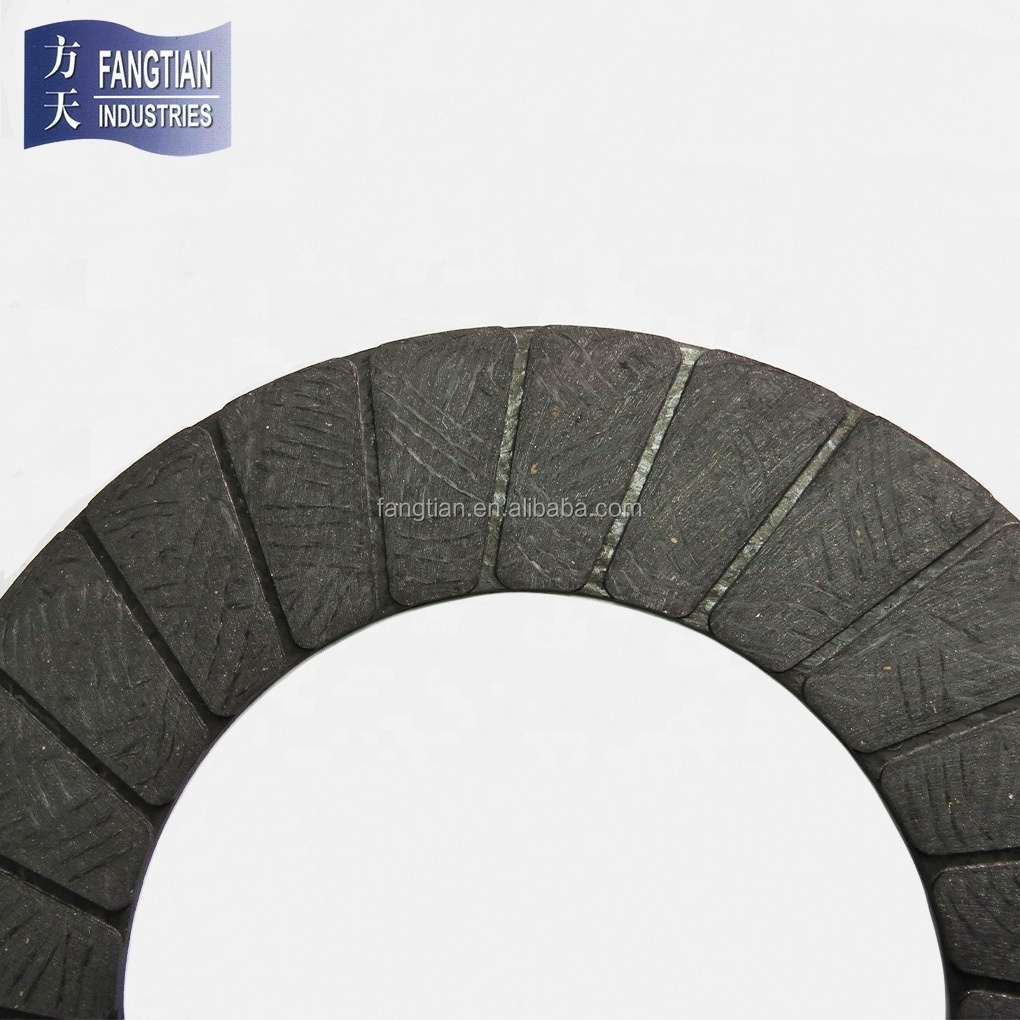 Auto parts disc clutch facing glass fiber  black color clutch facing