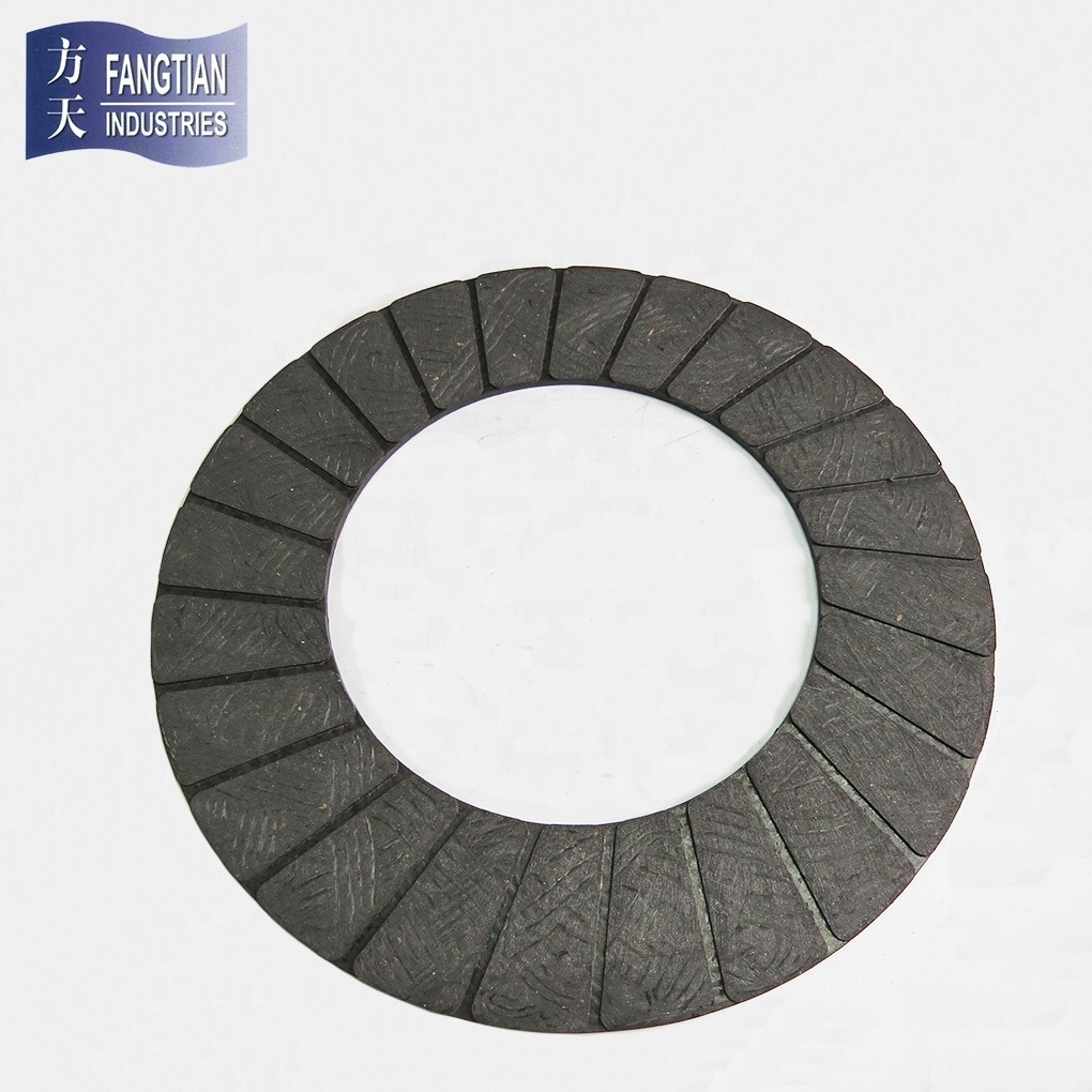 Auto parts disc clutch facing glass fiber  black color clutch facing