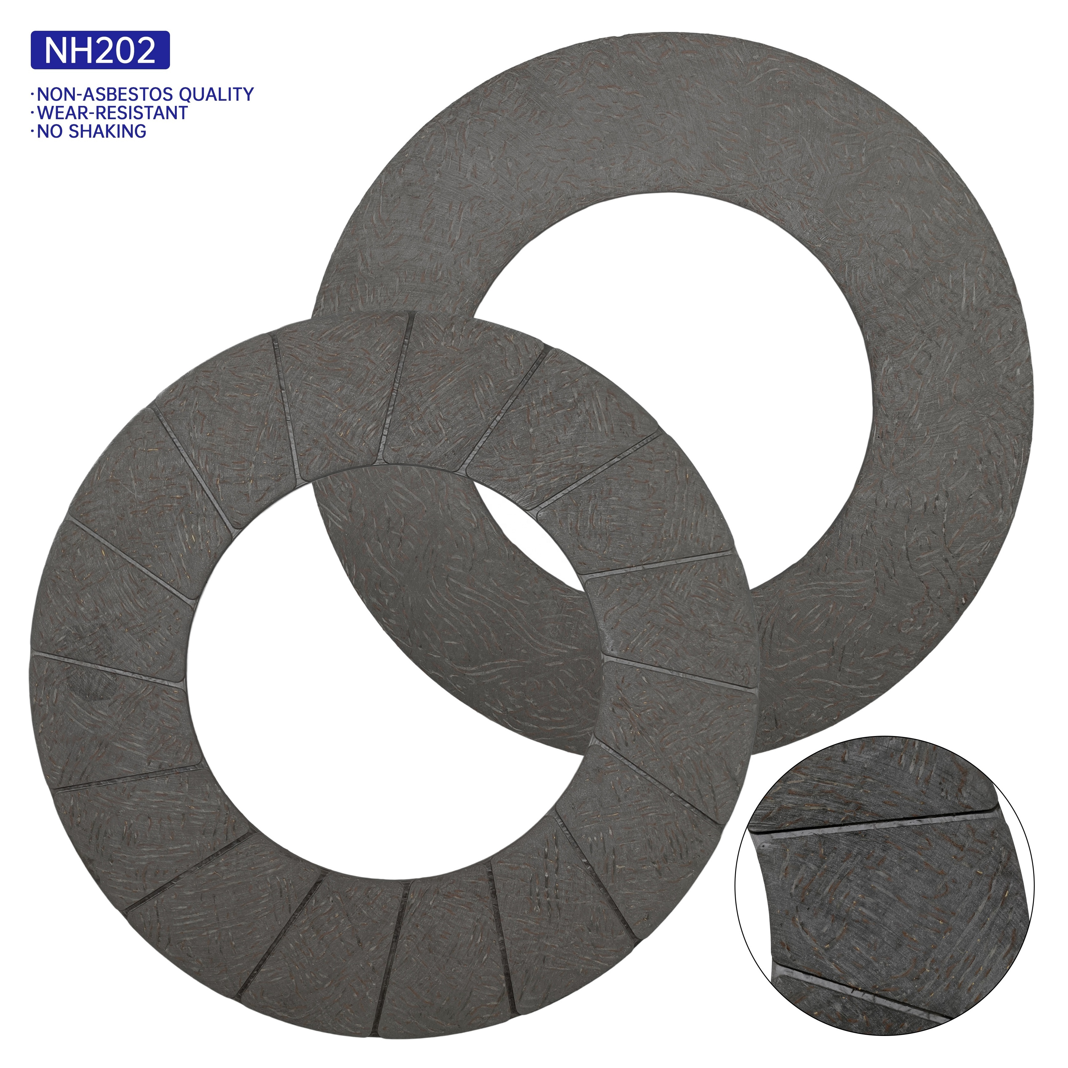 NH202 High Quality Non-asbestos No Shaking Wear-resistant Car Clutch Facing