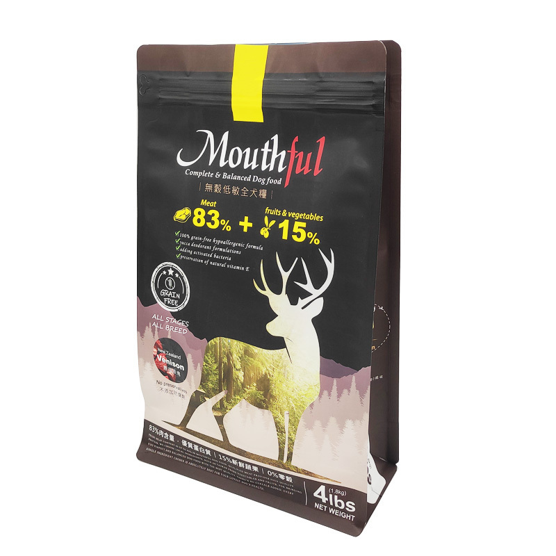 custom printed America white woven polypropylene deer feed pp bags 25kg 50kg 50lb dog food/pet food/animal feed packaging bag