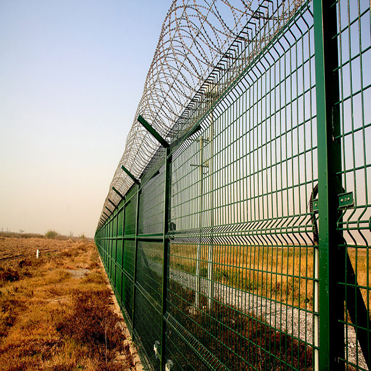 Structurally Sturdy Y-Shaped Fence Safety Net, Airport Dock Prison Fence Net