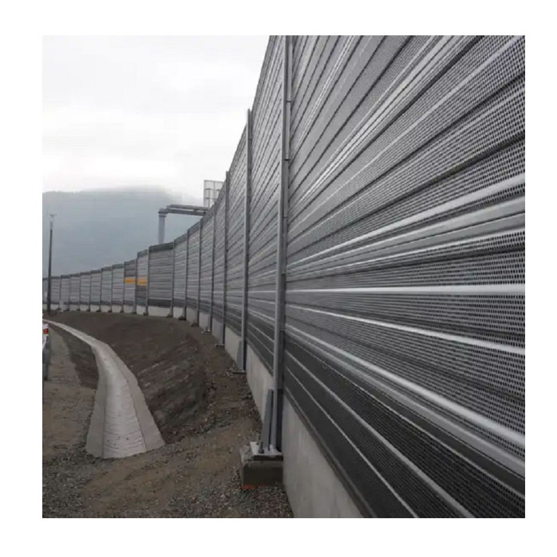 Acoustical Noise Barrier Panels Residential Noise Barrier Fencing Sound Barrier