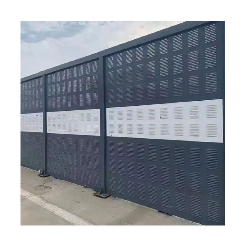 Acoustical Noise Barrier Panels Residential Noise Barrier Fencing Sound Barrier