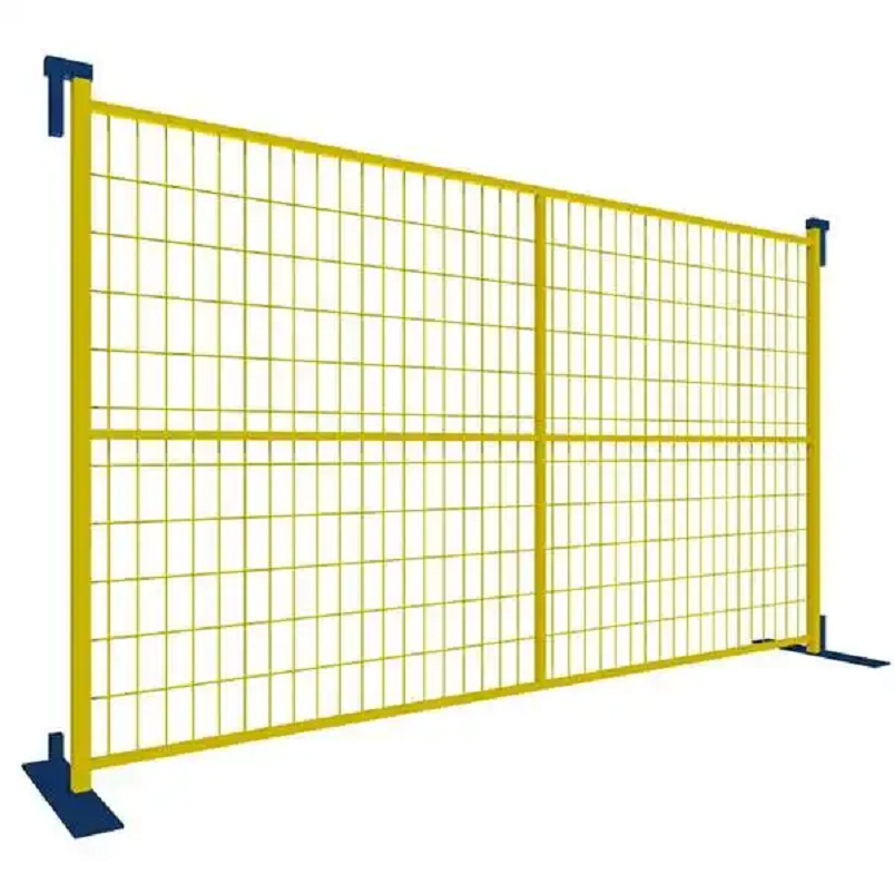 Customized High Quality  6 feet x10 feet used construction outdoor movable free standing canada temporary fence panel