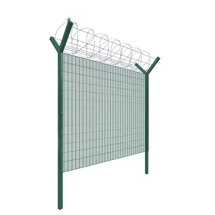 Structurally Sturdy Y-Shaped Fence Safety Net, Airport Dock Prison Fence Net