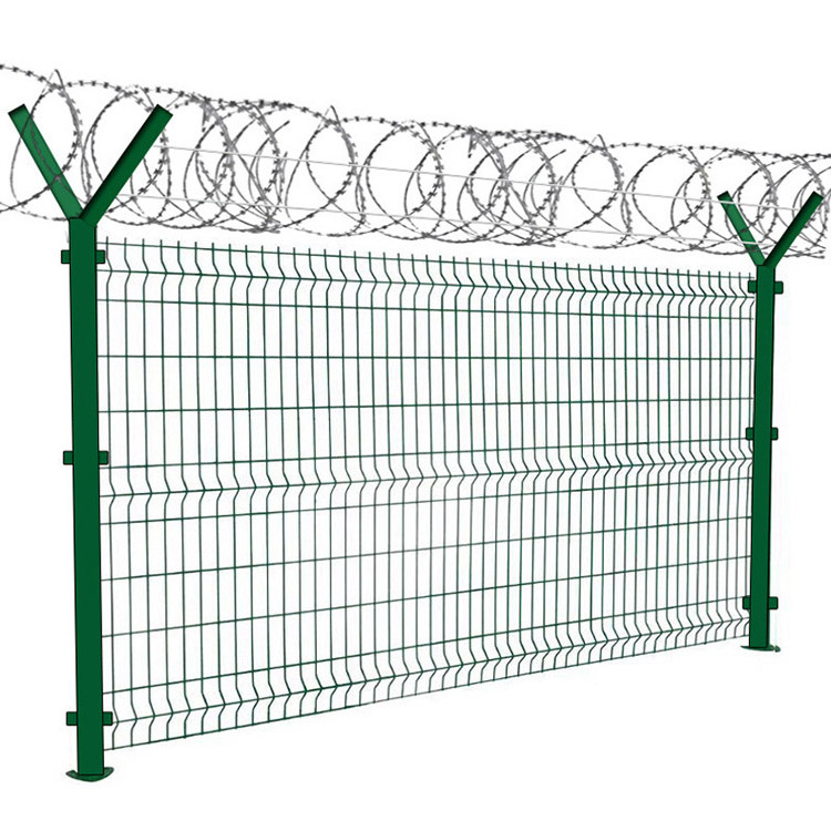 Structurally Sturdy Y-Shaped Fence Safety Net, Airport Dock Prison Fence Net