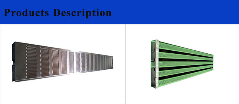 Acoustical Noise Barrier Panels Residential Noise Barrier Fencing Sound Barrier